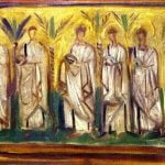 A Group of Five Male Saints