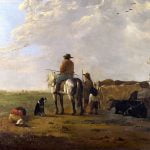 A Landscape with Horseman, Herders and Cattle