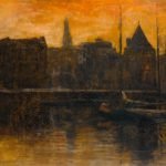 A View of the Prins Hendrikkade with the Schreierstoren Amsterdam