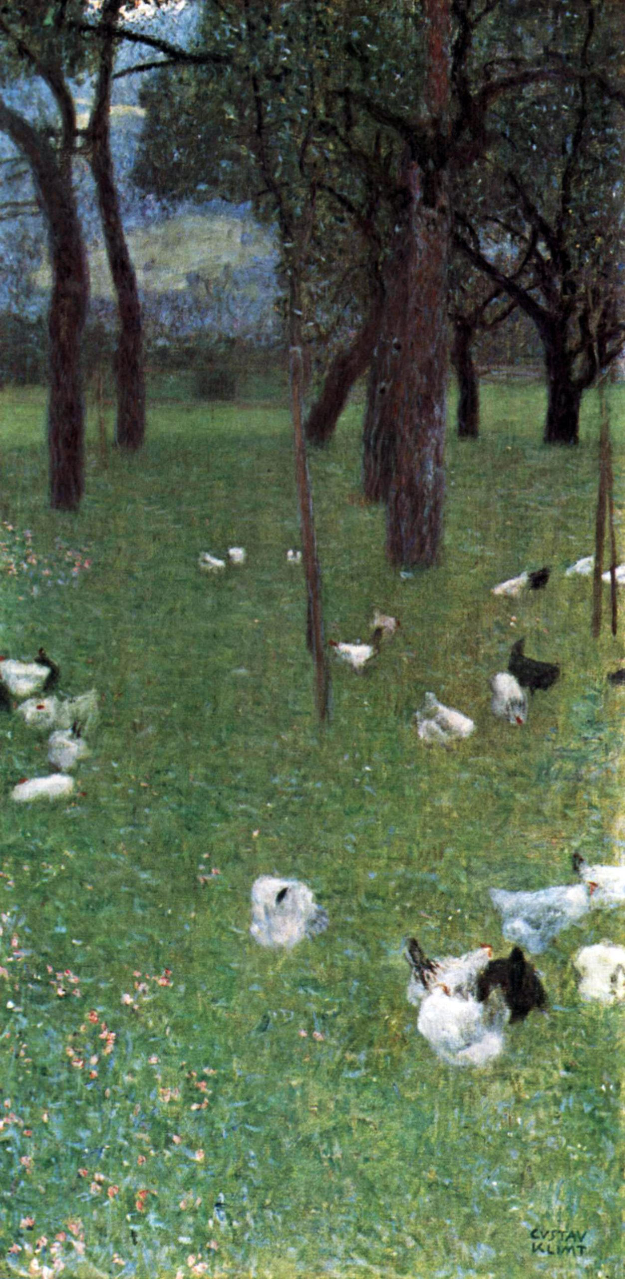 After-the-Rain-Gustav-Klimt-Reproductie-Schilderij-1.jpg After the Rain - Afbeelding 1