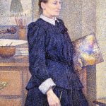 Anna Boch in Her Studio