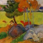Breton Boy in a Landscape
