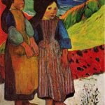 Breton Girls by the Sea