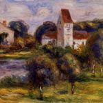 Breton Landscape – Church and Orchard