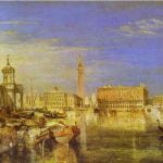 Bridge Of Signs Ducal Palace And Custom House Venice Canaletti Painting