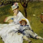 Camille Monet and Her Son Jean in the Garden at Argenteuil