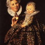 Catharina Hooft With Her Nurse