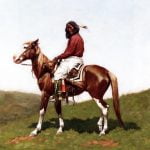 Comanche Brave Fort Reno Indian Territory