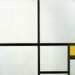 Composition with yellow patch