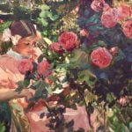 Elena entre rosas