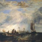 Entrance of the Meuse: Orange-Merchant on the Bar, Going to Pieces