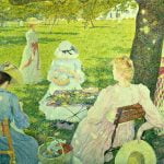 Family in the Orchard