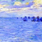 Fishing Boats Setting Sail