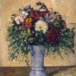 Flowers in a Blue Vase