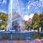 Fountain at Sans Souci Potsdam