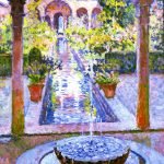 Fountain at the Generalife in Grenada