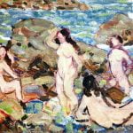 Four Nudes at the Seashore