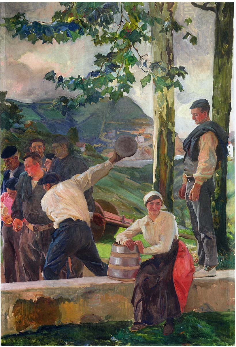 Game-of-Skittles-Joaquin-Sorolla-y-Bastida-Reproductie-Schilderij Game of Skittles - Afbeelding 1