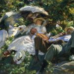 Group with Parasols