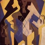 Harlequin at a Table