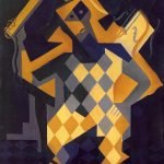 Harlequin with Violin