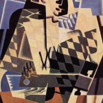 Harlequin with a Guitar