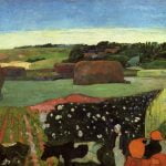 Haystacks in Britanny (aka The Potato Field)