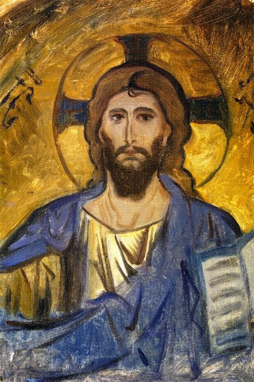 Head-of-Christ-John-Singer-Sargent-Reproductie-Schilderij Head of Christ - Afbeelding 1