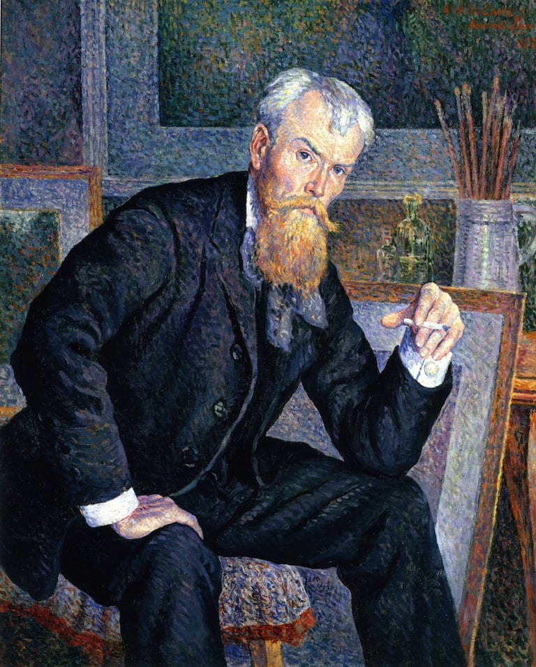 Henri-Edmond-Cross-Maximilien-Luce-Reproductie-Schilderij Henri Edmond Cross - Afbeelding 1