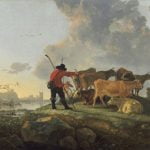 Herdsmen Tending Cattle