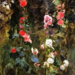 Hollyhocks Isle of Shoals