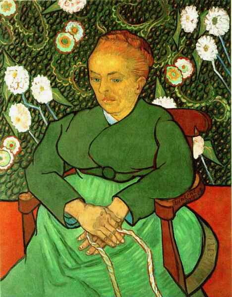 La-Berceuse-Augustine-Roulin-Vincent-Van-Gogh-Reproductie-Schilderij-2 La Berceuse (Augustine Roulin) - Afbeelding 1
