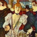 La Goulue Arriving at the Moulin Rouge with Two Women