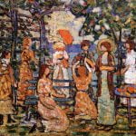 Ladies in a Seaside Arbor