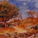 Landscape Woman under a Tree