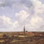 Landscape with Church and Village