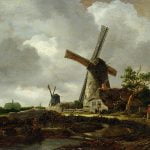 Landscape with Windmills near Haarlem