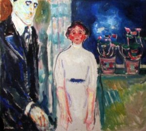 Man and Woman at Window