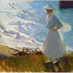 Maria at the Beach Biarritz