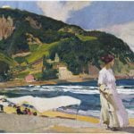 Maria on the beach Zarauz