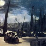 Moonlight over Bologne Harbor