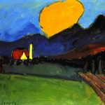 Murnau   Landscape Orange Cloud