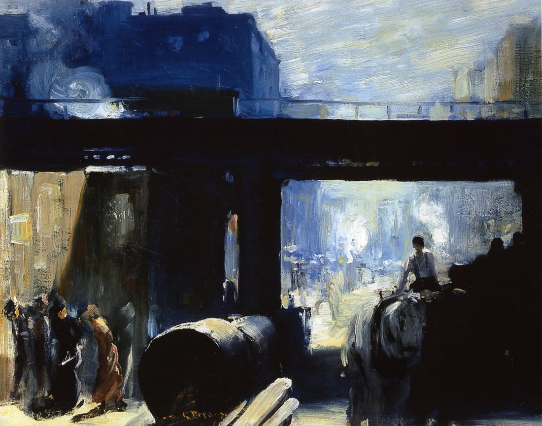 Noon-George-Wesley-Bellows-Reproductie-Schilderij Noon - Afbeelding 1