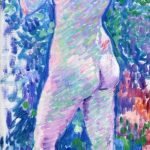 Nude from Behind Fixing Her Hair