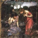 Nymphs Finding The Head Of Orpheus Study