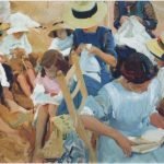 On the sands at Zarauz beach