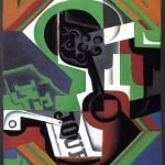 Pipe and Fruit Dish with Grapes