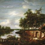 River Landscape with Entrance to a Cellar