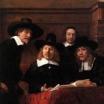 Sampling Officials of the Drapers’ Guild (detail)