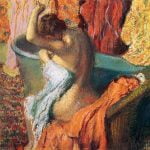 Seated Bather Drying Herself
